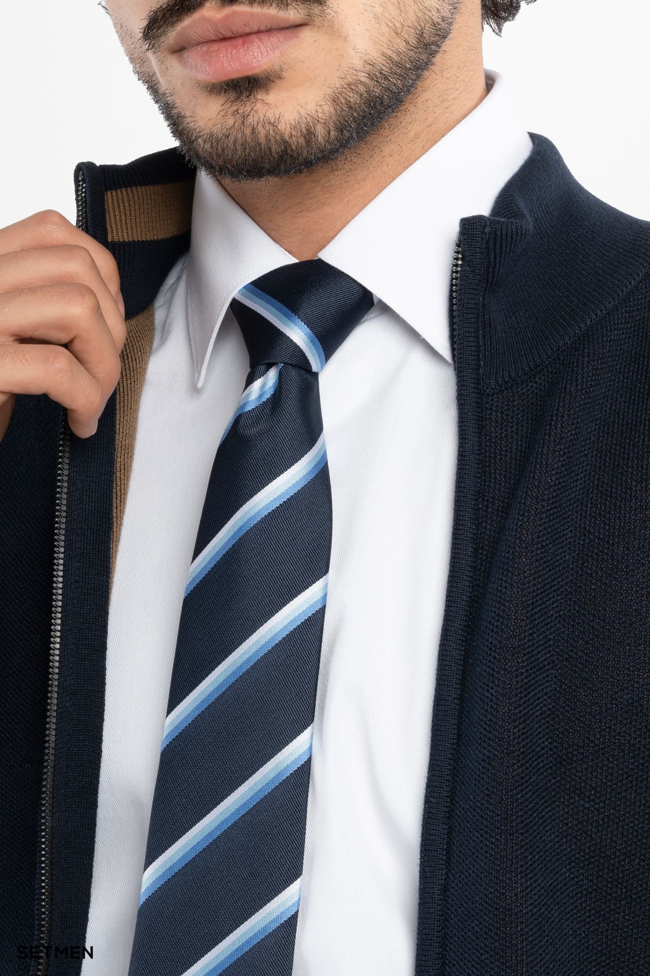 بافت مردانه تمام زیپ