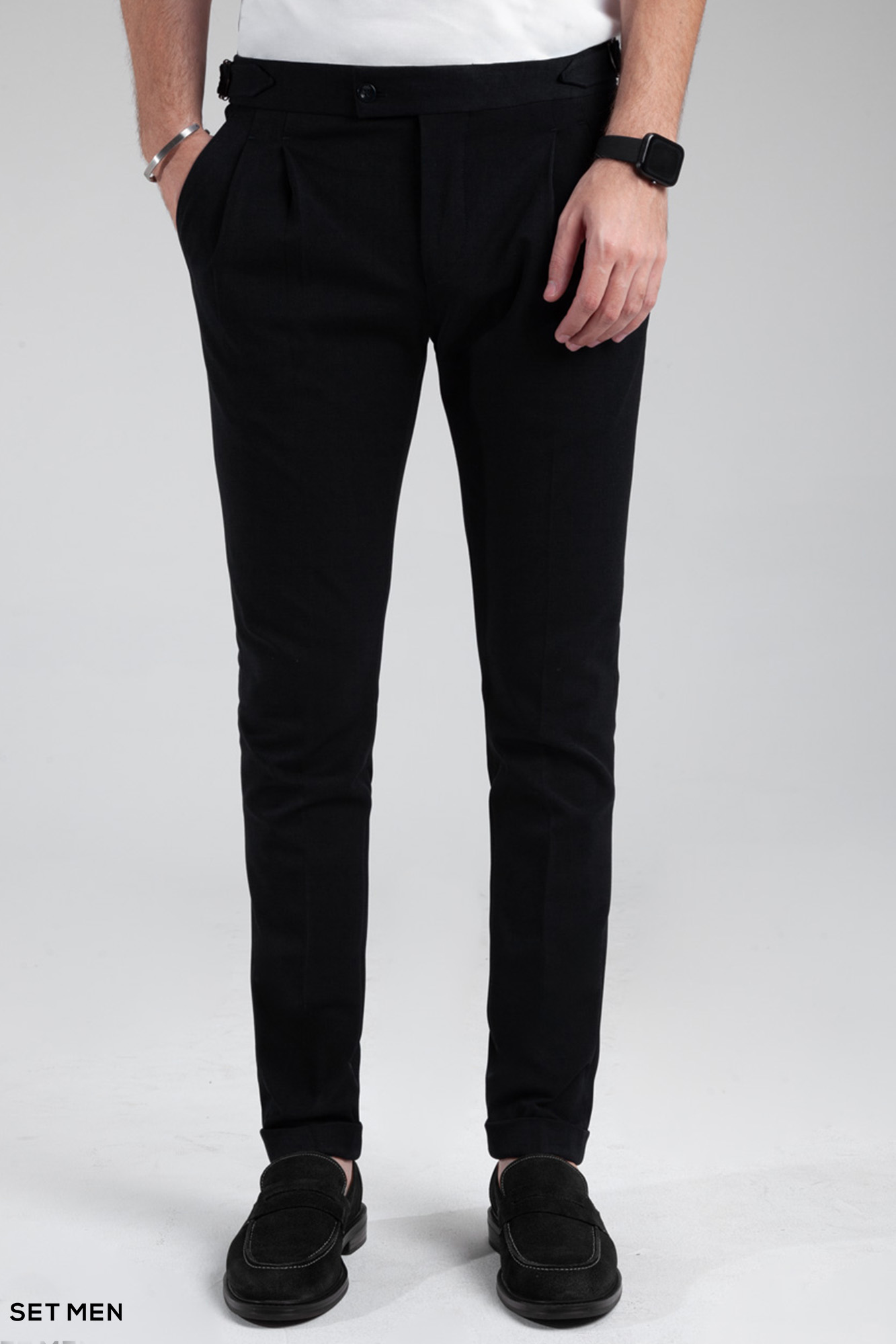 شلوار پارچه ای مردانه پیل دار